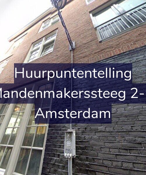 Foto gevel Huurpuntentelling voor Mandenmakerssteeg 2-G, Amsterdam