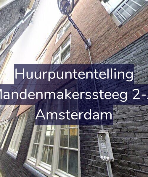Foto gevel Huurpuntentelling voor Mandenmakerssteeg 2-A, Amsterdam