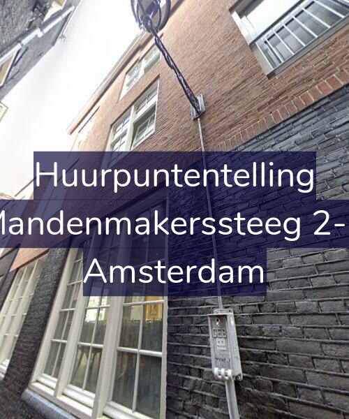 Foto gevel Huurpuntentelling voor Mandenmakerssteeg 2-B, Amsterdam