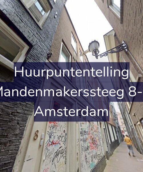 Foto gevel Huurpuntentelling voor Mandenmakerssteeg 8-1, Amsterdam