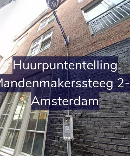 Foto gevel Huurpuntentelling voor Mandenmakerssteeg 2-E, Amsterdam