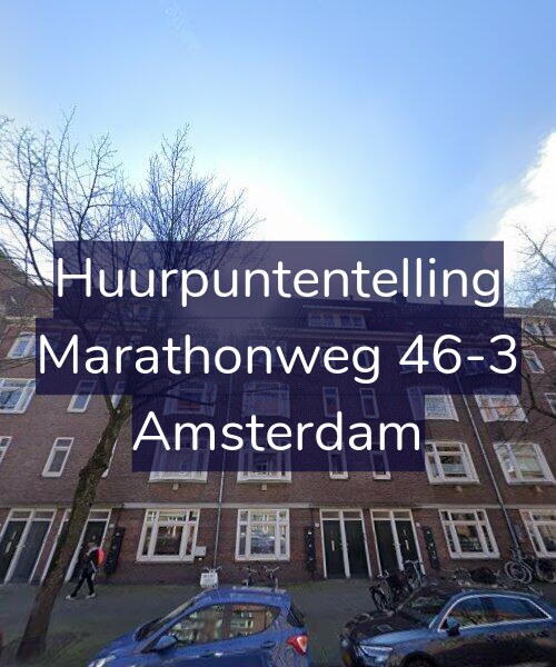 Foto gevel Huurpuntentelling voor Marathonweg 46-3, Amsterdam