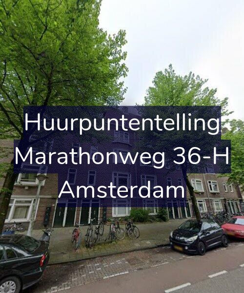 Foto gevel Huurpuntentelling voor Marathonweg 36-H, Amsterdam
