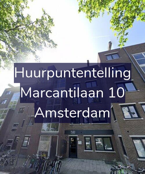 Foto gevel Huurpuntentelling voor Marcantilaan 10, Amsterdam