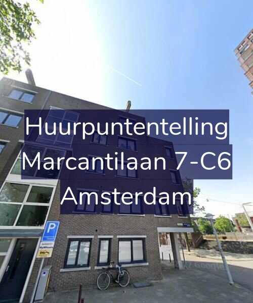 Foto gevel Huurpuntentelling voor Marcantilaan 7-C6, Amsterdam
