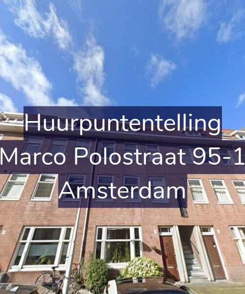 Foto gevel Huurpuntentelling voor Marco Polostraat 95-1, Amsterdam