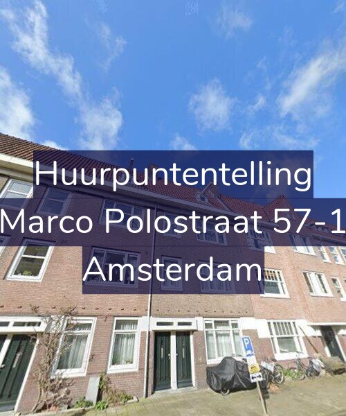 Foto gevel Huurpuntentelling voor Marco Polostraat 57-1, Amsterdam