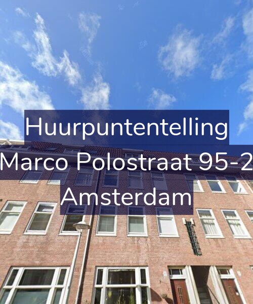 Foto gevel Huurpuntentelling voor Marco Polostraat 95-2, Amsterdam