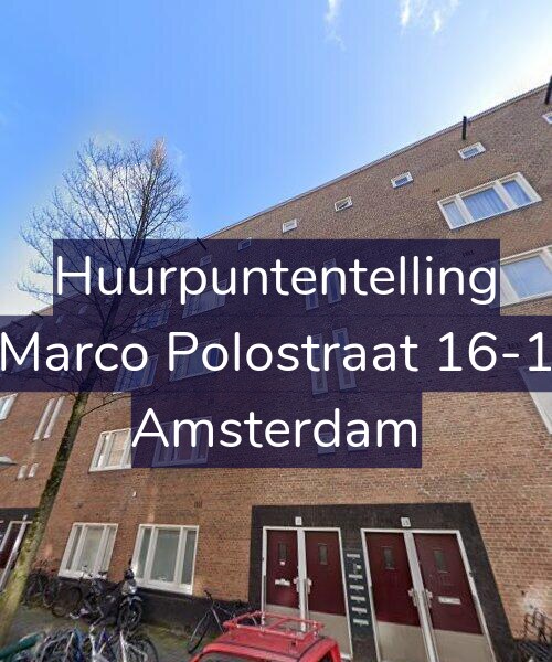 Foto gevel Huurpuntentelling voor Marco Polostraat 16-1, Amsterdam