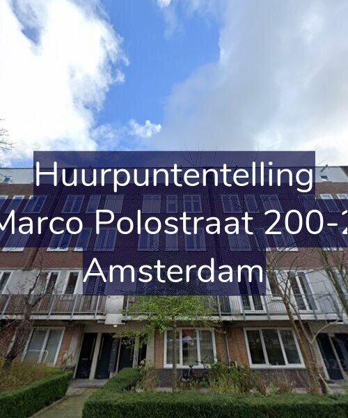 Foto gevel Huurpuntentelling voor Marco Polostraat 200-2, Amsterdam