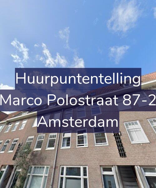 Foto gevel Huurpuntentelling voor Marco Polostraat 87-2, Amsterdam
