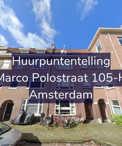 Foto gevel Huurpuntentelling voor Marco Polostraat 105-H, Amsterdam