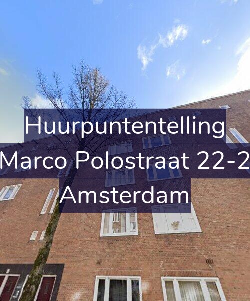Foto gevel Huurpuntentelling voor Marco Polostraat 22-2, Amsterdam