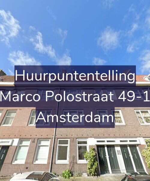 Foto gevel Huurpuntentelling voor Marco Polostraat 49-1, Amsterdam