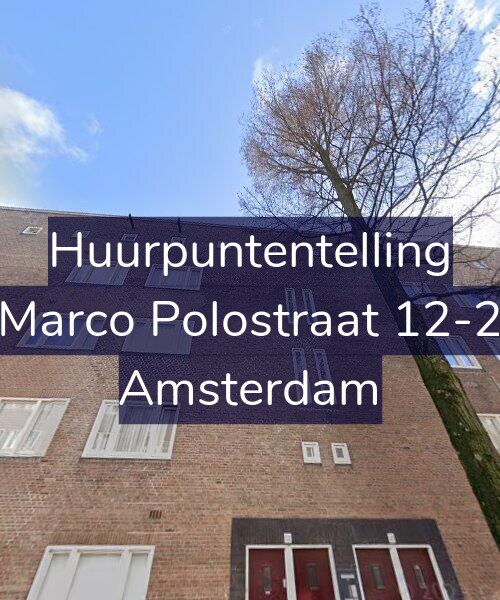 Foto gevel Huurpuntentelling voor Marco Polostraat 12-2, Amsterdam