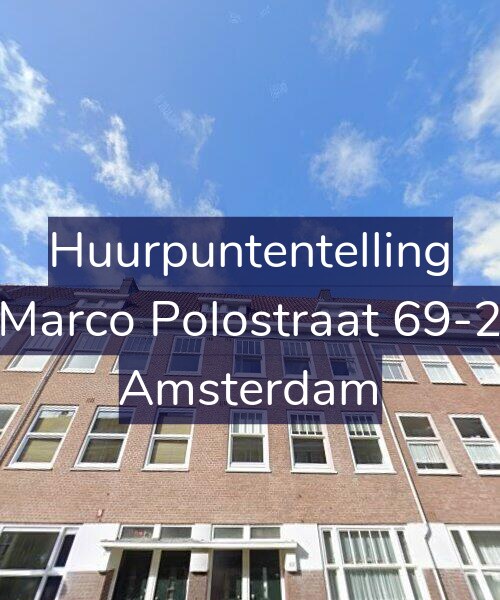 Foto gevel Huurpuntentelling voor Marco Polostraat 69-2, Amsterdam