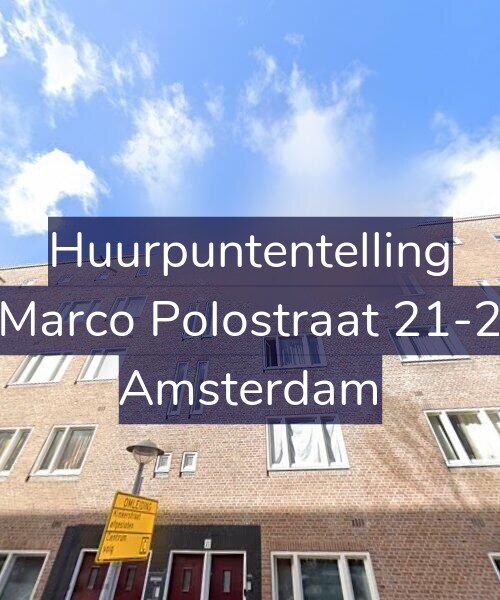 Foto gevel Huurpuntentelling voor Marco Polostraat 21-2, Amsterdam