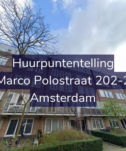 Foto gevel Huurpuntentelling voor Marco Polostraat 202-2, Amsterdam