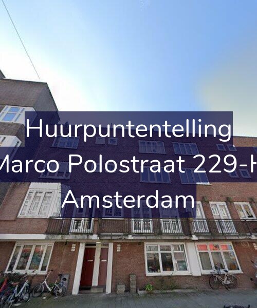Foto gevel Huurpuntentelling voor Marco Polostraat 229-H, Amsterdam