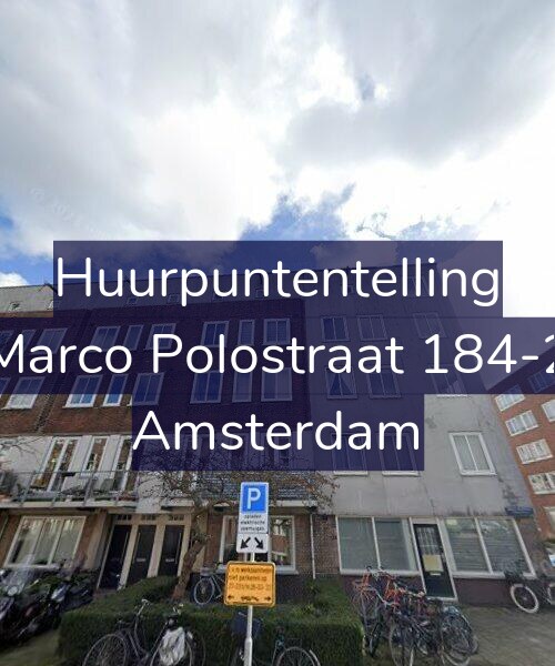 Foto gevel Huurpuntentelling voor Marco Polostraat 184-2, Amsterdam