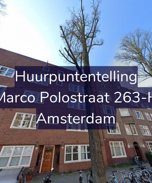 Foto gevel Huurpuntentelling voor Marco Polostraat 263-H, Amsterdam