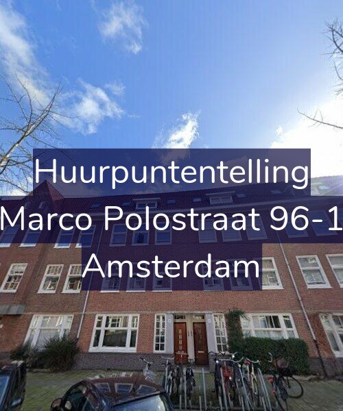 Foto gevel Huurpuntentelling voor Marco Polostraat 96-1, Amsterdam