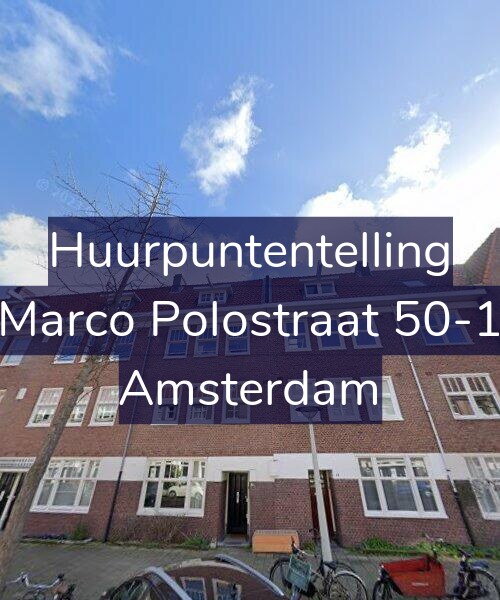 Foto gevel Huurpuntentelling voor Marco Polostraat 50-1, Amsterdam