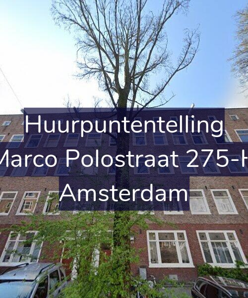 Foto gevel Huurpuntentelling voor Marco Polostraat 275-H, Amsterdam