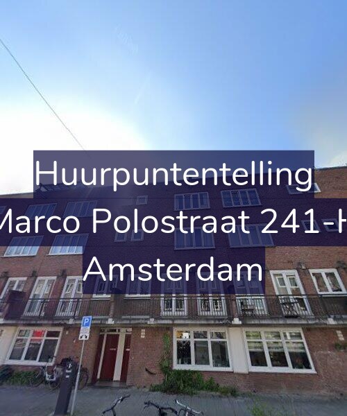 Foto gevel Huurpuntentelling voor Marco Polostraat 241-H, Amsterdam
