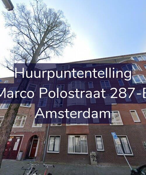 Foto gevel Huurpuntentelling voor Marco Polostraat 287-B, Amsterdam