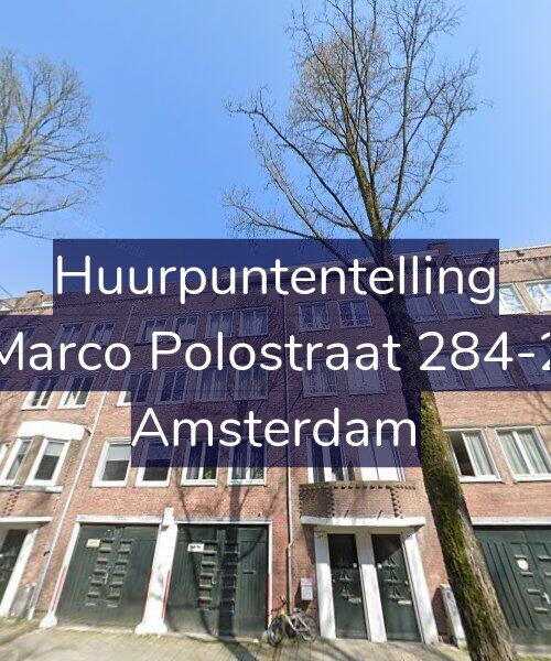 Foto gevel Huurpuntentelling voor Marco Polostraat 284-2, Amsterdam