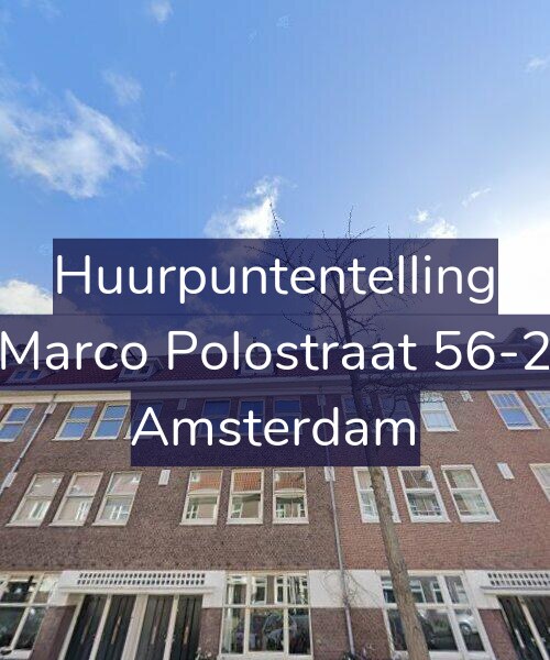 Foto gevel Huurpuntentelling voor Marco Polostraat 56-2, Amsterdam