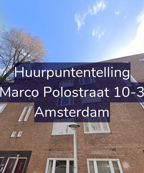 Foto gevel Huurpuntentelling voor Marco Polostraat 10-3, Amsterdam