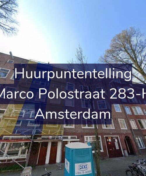 Foto gevel Huurpuntentelling voor Marco Polostraat 283-H, Amsterdam