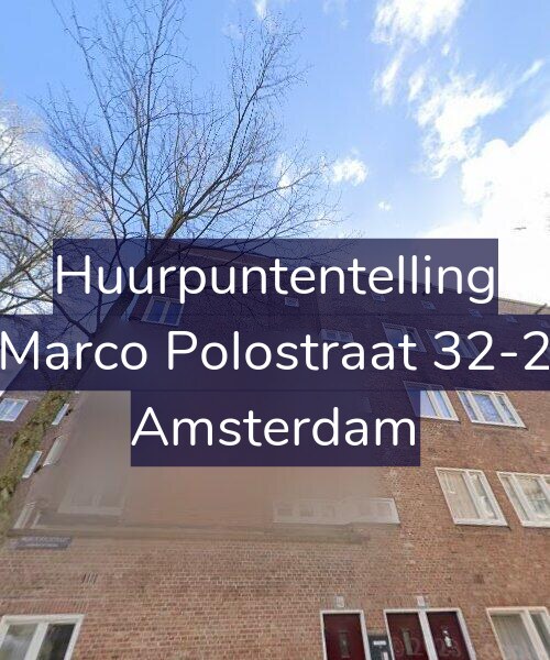 Foto gevel Huurpuntentelling voor Marco Polostraat 32-2, Amsterdam