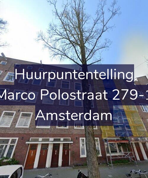 Foto gevel Huurpuntentelling voor Marco Polostraat 279-1, Amsterdam