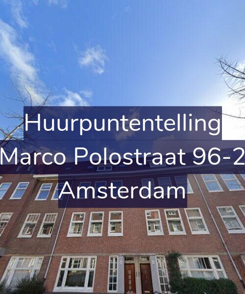 Foto gevel Huurpuntentelling voor Marco Polostraat 96-2, Amsterdam