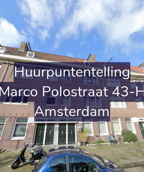Foto gevel Huurpuntentelling voor Marco Polostraat 43-H, Amsterdam
