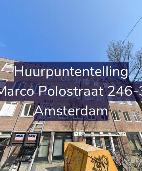 Foto gevel Huurpuntentelling voor Marco Polostraat 246-3, Amsterdam