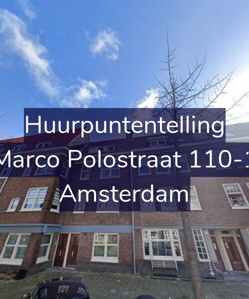 Foto gevel Huurpuntentelling voor Marco Polostraat 110-1, Amsterdam