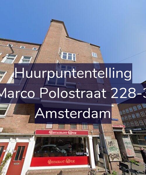 Foto gevel Huurpuntentelling voor Marco Polostraat 228-3, Amsterdam