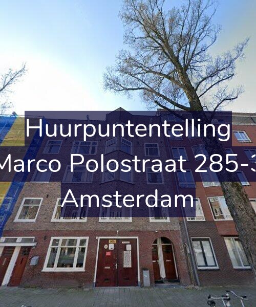 Foto gevel Huurpuntentelling voor Marco Polostraat 285-3, Amsterdam
