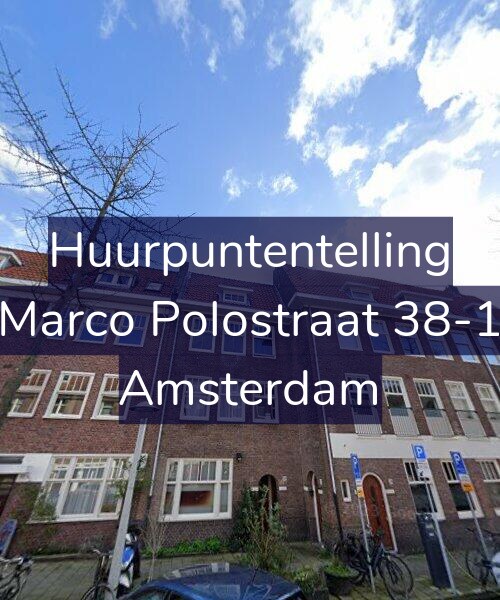 Foto gevel Huurpuntentelling voor Marco Polostraat 38-1, Amsterdam
