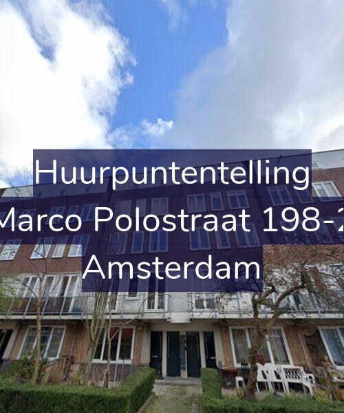Foto gevel Huurpuntentelling voor Marco Polostraat 198-2, Amsterdam
