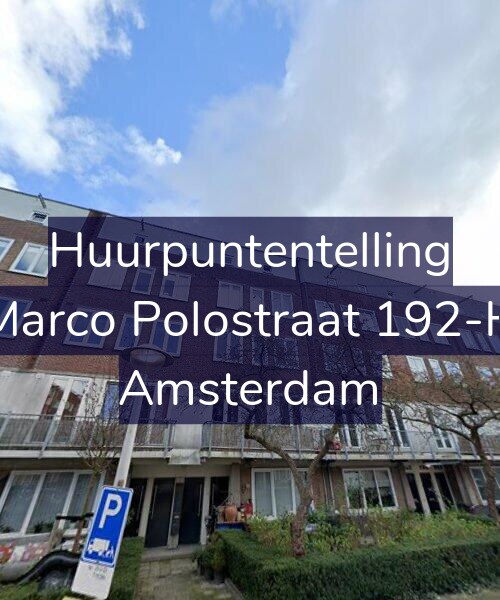 Foto gevel Huurpuntentelling voor Marco Polostraat 192-H, Amsterdam