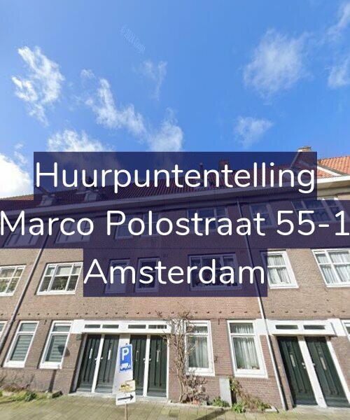 Foto gevel Huurpuntentelling voor Marco Polostraat 55-1, Amsterdam