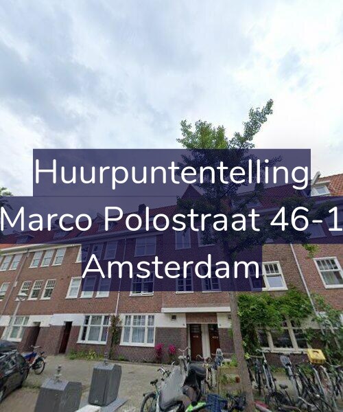 Foto gevel Huurpuntentelling voor Marco Polostraat 46-1, Amsterdam