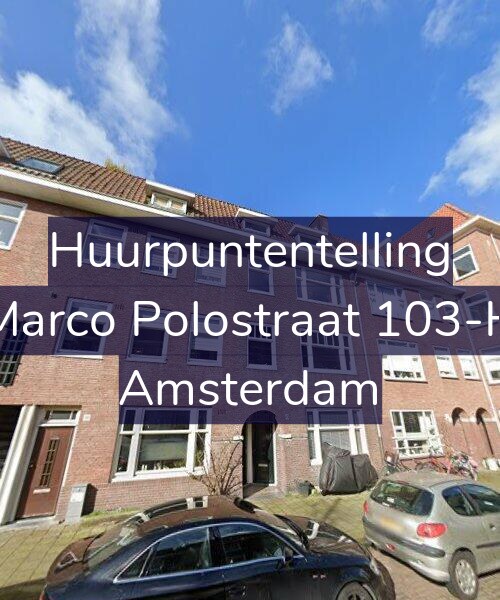 Foto gevel Huurpuntentelling voor Marco Polostraat 103-H, Amsterdam