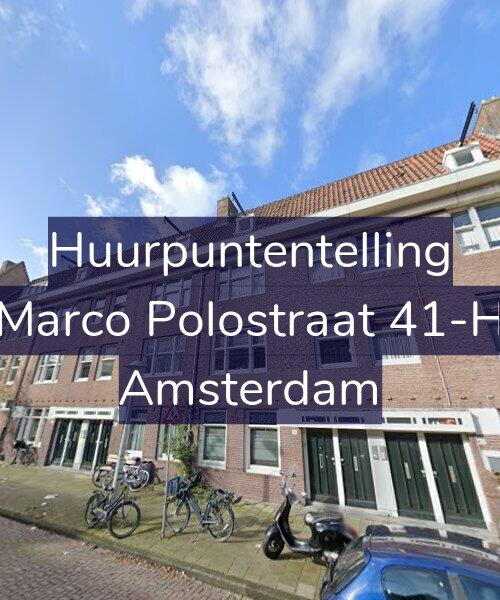 Foto gevel Huurpuntentelling voor Marco Polostraat 41-H, Amsterdam
