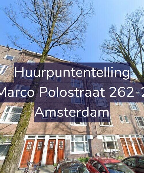 Foto gevel Huurpuntentelling voor Marco Polostraat 262-2, Amsterdam